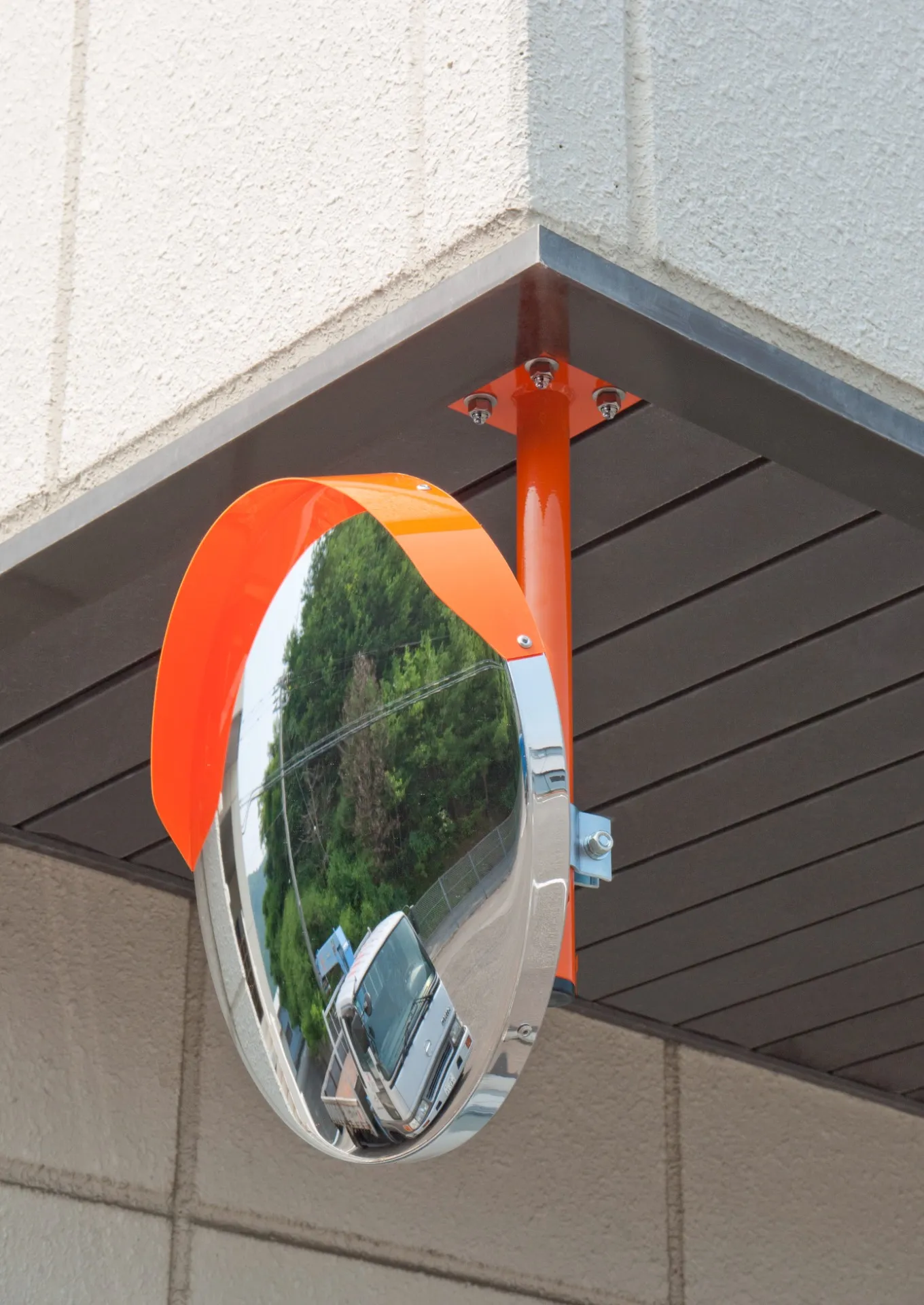 大型道路鏡　天井吊下金具